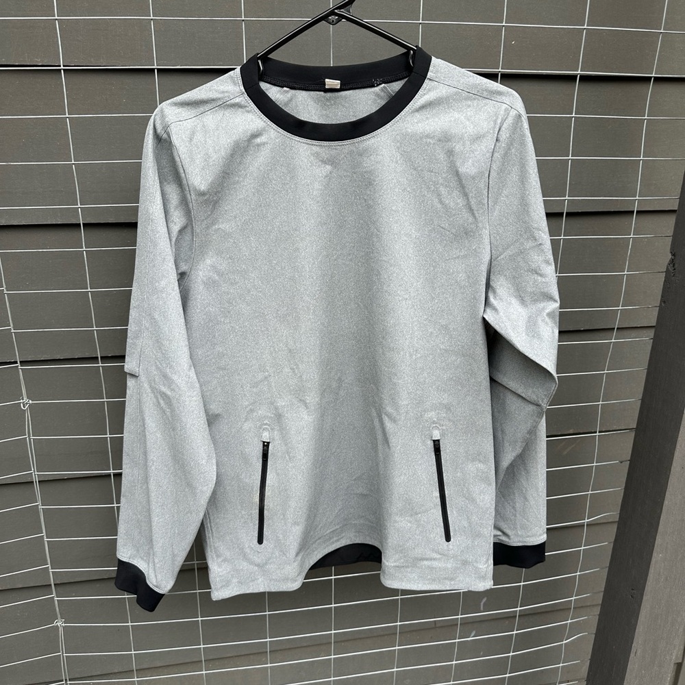 Lululemon Athletica Gray and Black Sweatshirt